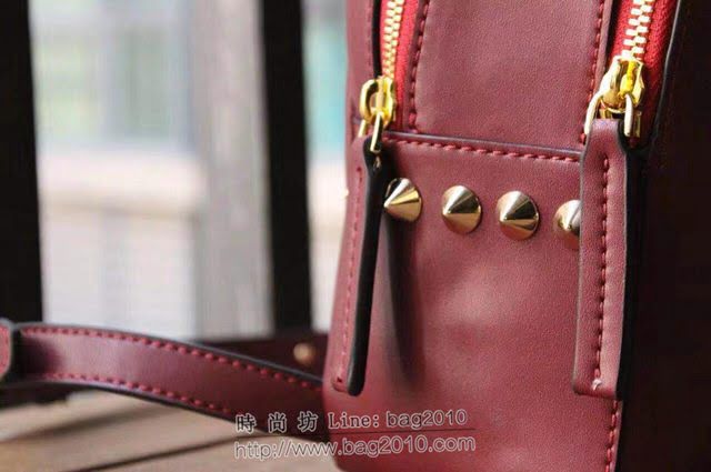 MCM雙肩背包 原單 5743 MCM POLKE幻想兔 鉚釘雙肩背包 MCM女包 MCM女背包  mdmc1272